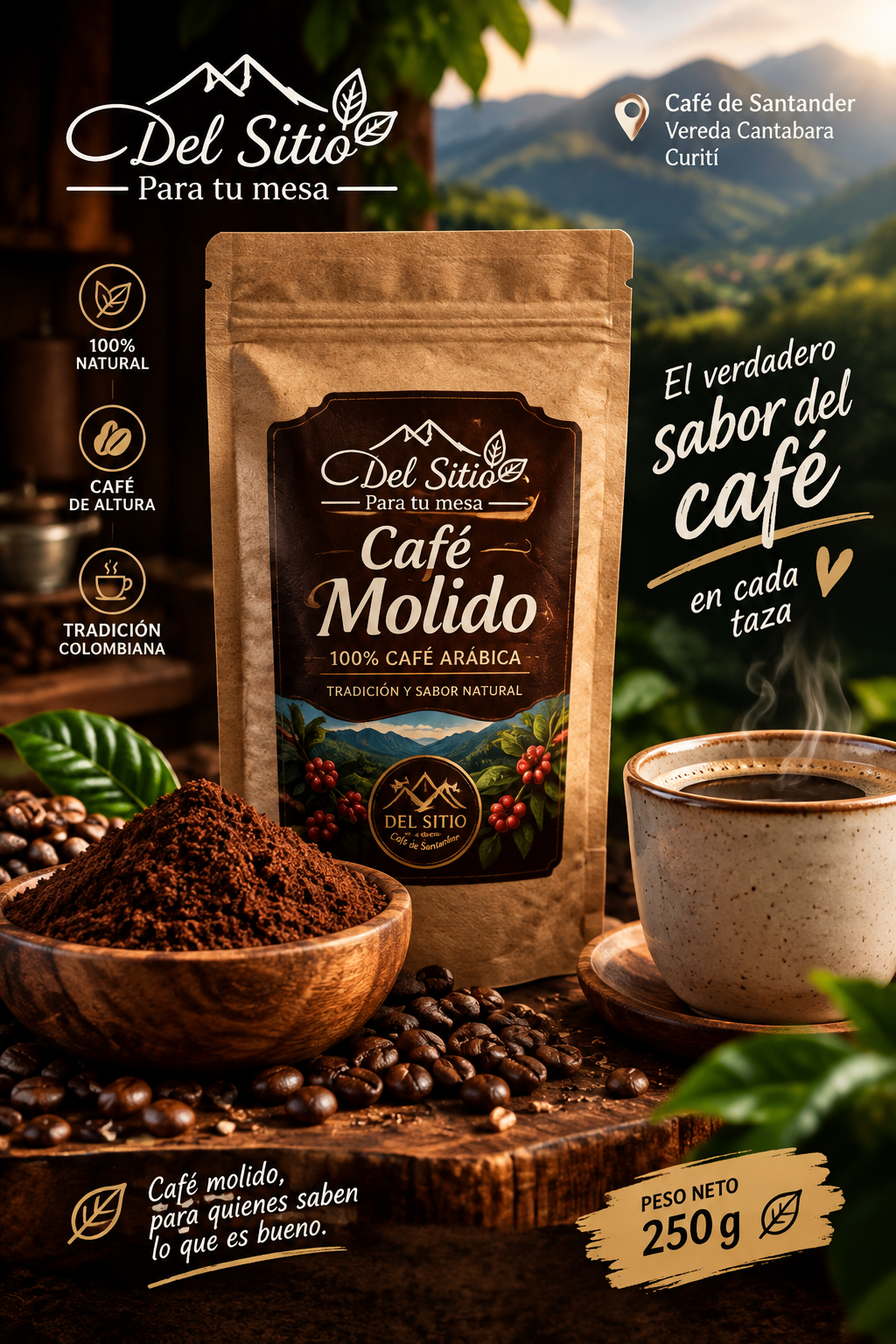 CAFE MOLIDO GRAN SABOR TUESTE COMPLETO