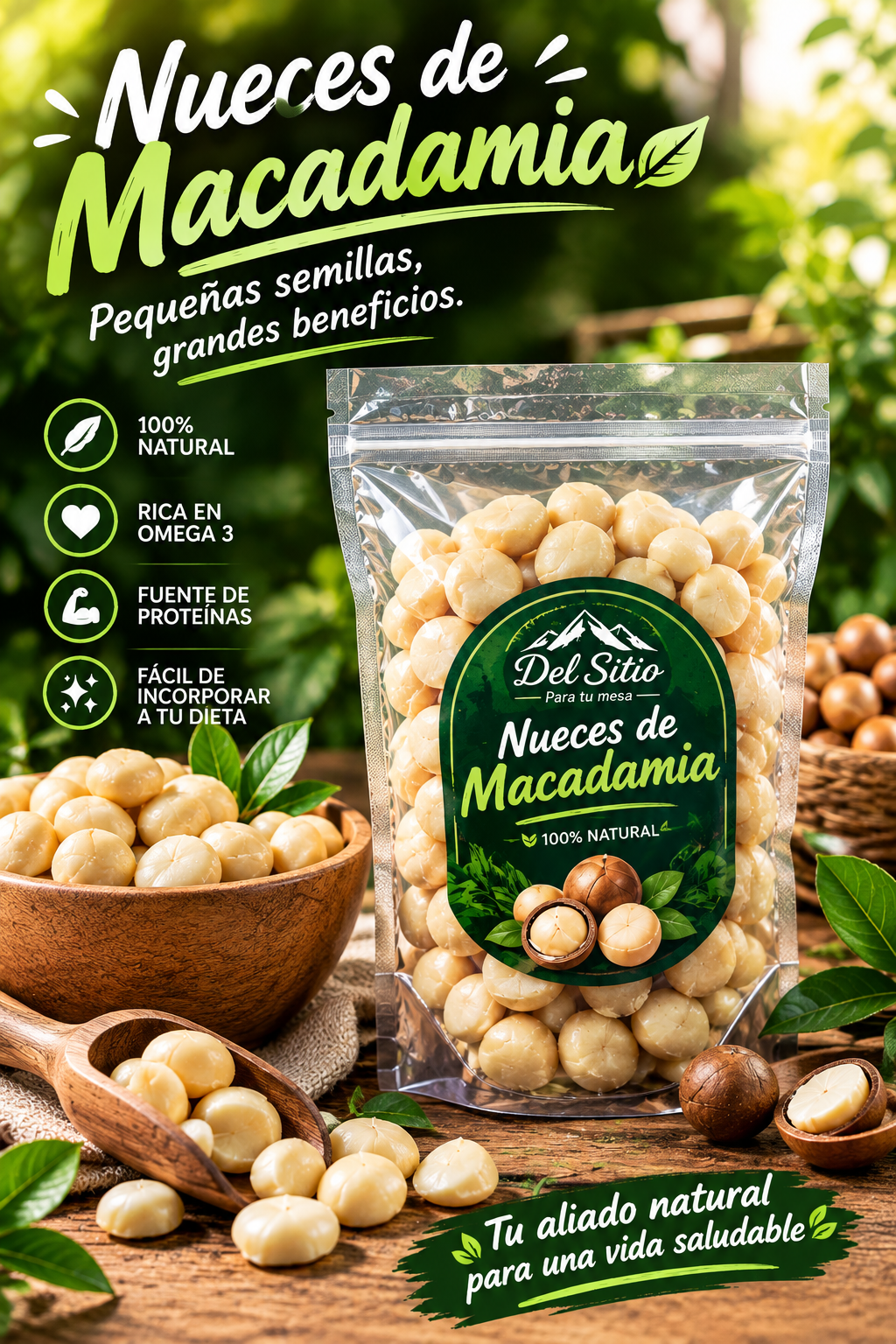 NUECES DE MACADAMIA 500g