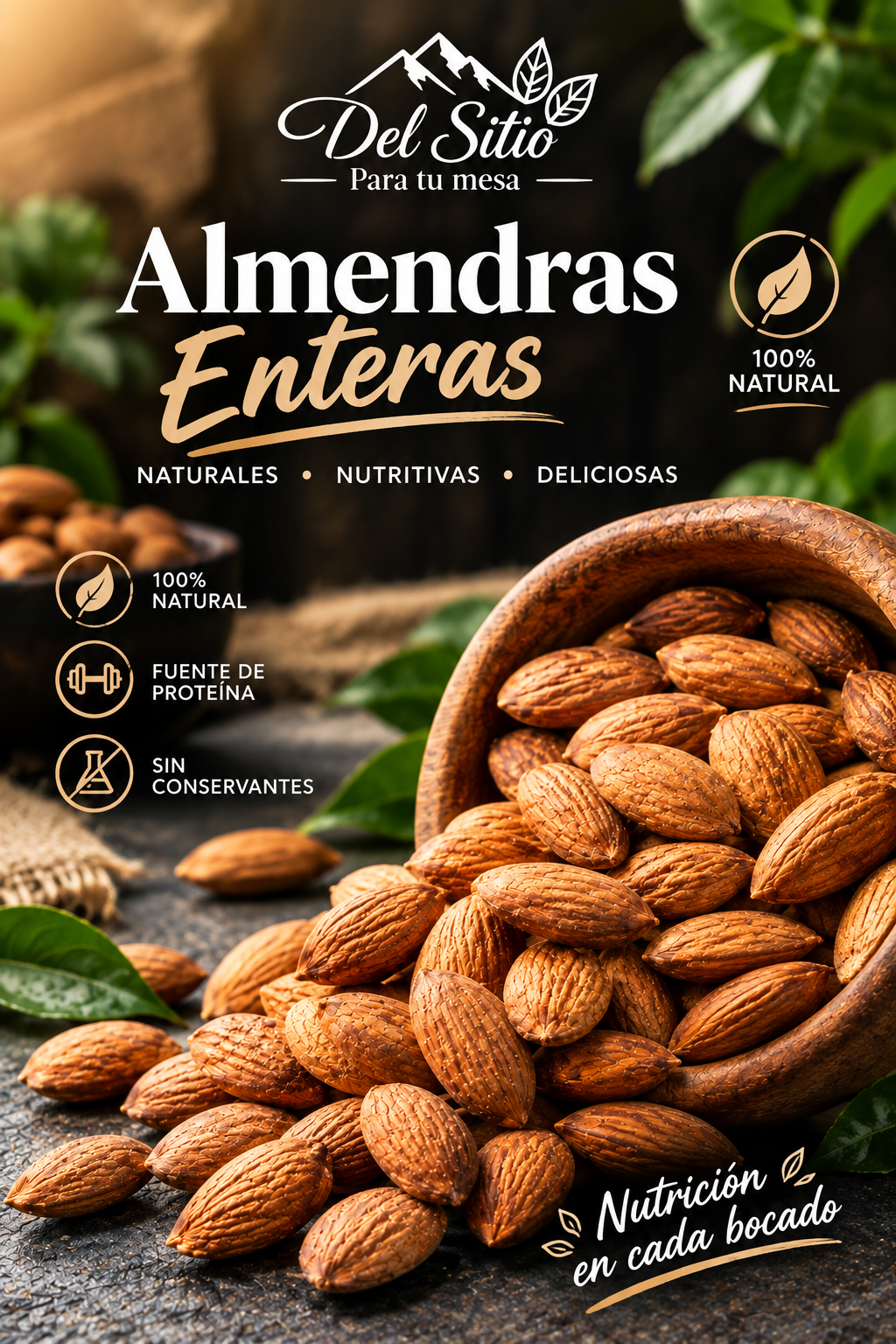 ALMENDRA NATURAL PREMIUM *500g